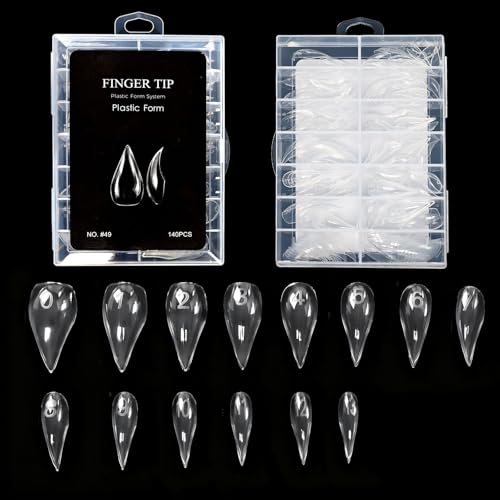 ABS Crystal Nails Double Forms: Quick Extension, Durability, Salon for Professionals ABS Nails Tips