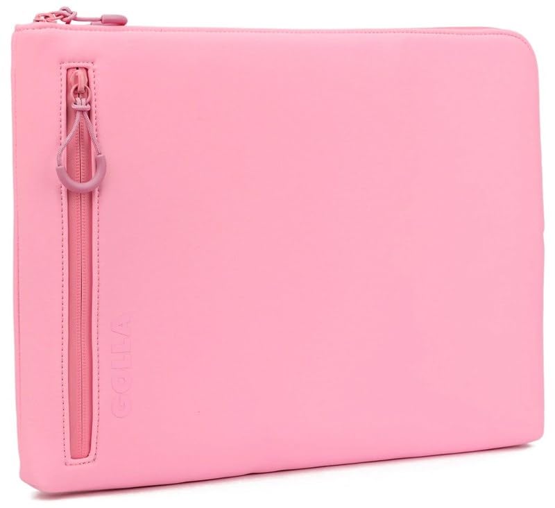 Golla Torba na laptopa/wodoszczelna torba na laptopa z neoprenu/do MacBooka, Asus i innych notebooków/elegancka osłona na laptopa/zamek błyskawiczny z powłoką neoprenową / 13 cali/różowa