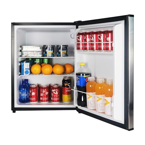 Magic Chef 2.4 cu. ft. Mini Fridge in Stainless Steel Freezerless on Fridge.com