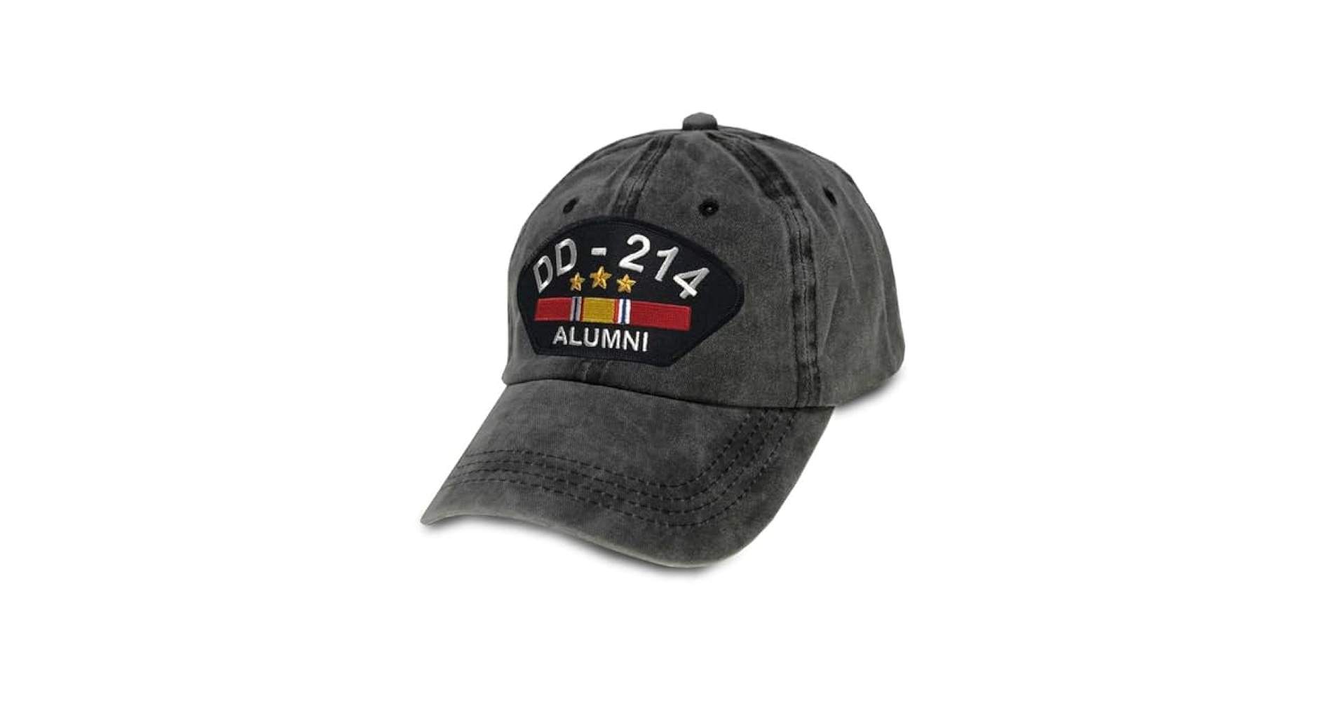 VetFriends.com US Veteran Hat with DD-214 Alumni Text and