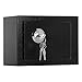 Produktbild Trintion 6.4L Tresor Safe Möbeltresor Feuerfest Wasserdicht mit Schlüssel Doppelbartschloss Stahl Schwarz Dokumententresor Wand Safe Geldschrank Sicherheitsstufe 23 x 17 x 17 cm