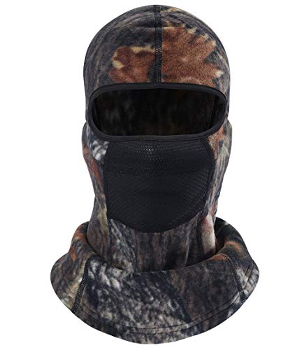 Balaclava Ski Mask Full Face Cover Windproof Hood for Cold Winter Weather Camo (M14)