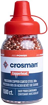 1500 Crosman Copperhead Air Rifle Pistol BB BBs .177 4.4mm Steel Ammo