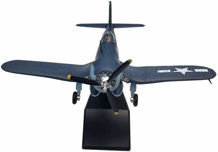 Miniatura 5 de 1/72 Escala WW2 US F4U-1 F4U Corsair Fighter Aircraft Metal Militar Avión Modelo de juguete para colección o regalo