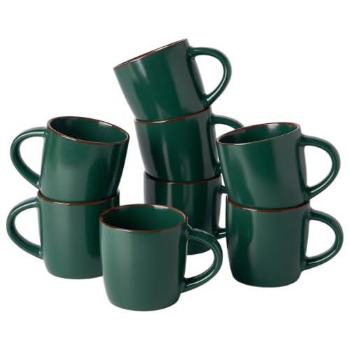 famiware Mercury Coffee Mugs 13 oz, Coffee Mugs Set of 8 with Handle