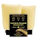 Mighty Cleaner's Natural Chamois Car Wash Mitt - Leather Chamois Wash Mitt - Chamois Leather - Set of 2