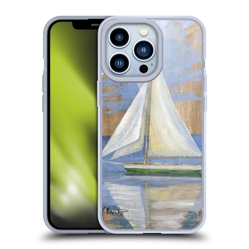 Funda de Gel Suave para iPhone 13 Pro con diseño de Velero Sereno Océano de Paul Brent