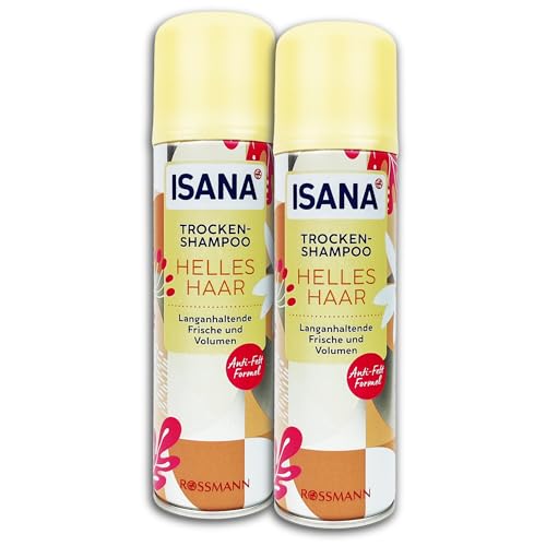 Shampoing sec cheveux clairs ISANA MED format duo 2x200ml