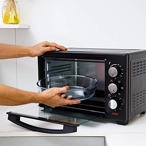 Krypton KNO6096 Electric Oven 1280W, 19 Liter Capacity | 6 Power Levels and 60 Minute Timer | Auto Shut-off Function