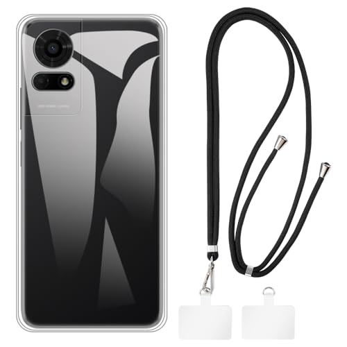 Shantime �P�[�X�ƃN���X�{�f�B�X�g���b�v�Z�b�g TCL 50 LE 4G �Ƃ̌݊������� �g�уJ�o�[�Ƌ����o�b�N���t�������\�l�b�N�X�g���b�v�����2���̃p�b�`�t��(�N���A + �u���b�N)