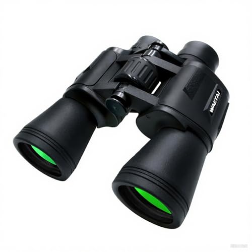 10x50 High Powered Binoculars for Adults - Professional Wide View Porro Prism Binoculars with BAK-4 Prism Water-Resistant Fogproof, Low Light Vision for Bird Watching Hunting Concerts Stargazing