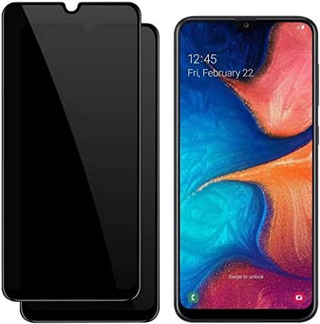 SZJCLTD [2 Pack] Samsung Galaxy A50 A30 A20 M30 A30S A50S Privacy Tempered Glass Screen Protectors, 9H Hardness HD Anti-Scratch Anti-Fingerprint Anti-Spy Screen Protectors