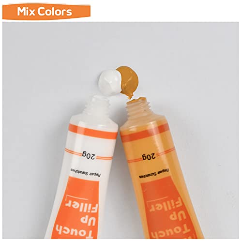 REALINN Wood Furniture Repair Kit 8 Light Colors Wood