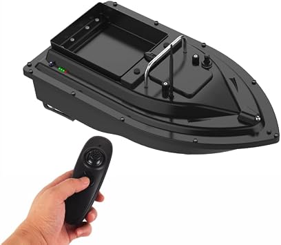 Bait Boat, RC Fishing Boats, 300m/328Yards Range Remote Control Boat, 4.4lbs Load Capacity, Dual 5200mAh Battery & Motor System for Long-Range Fish