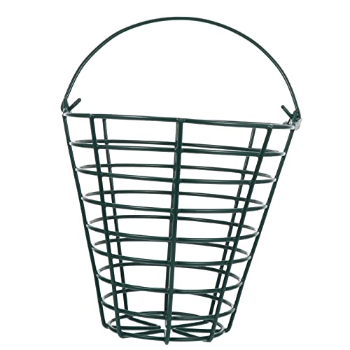BCOATH 100 Balls Capacity Stainless Steel Golf Ball Holder Rustproof Design Portable Rack for Golf Clubs