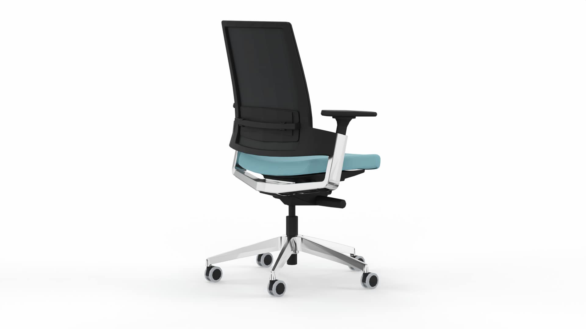 Sillón de Oficina de diseño Top Gama Profesional 3.60 Color Azul Cielo Silla Profesional de Escritorio
