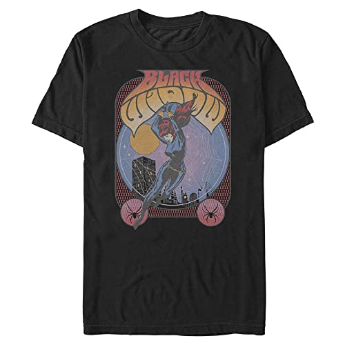 T-shirt Marvel Black Widow look vintage concert de rock homme