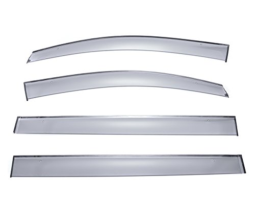 Wellvisors Window Visors Wind Deflectors Compatible With Toyota 2011-2020 Sienna Premium Series Rain Guards 3-847Ty037 #TOP23