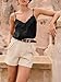 miduo Womens Fashion Satin Tank Tops V Neck Silk Lace Trim Button Cami Shirts Spaghetti Straps Camisole Sleeveless Tank Tops Blouse Black M