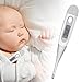Fauean Digitales Fieberthermometer, Genaue Und Schnelle Ablesungen, wasserdichte Sonde, Rektal, Oral, Achselthermometer Fieber Thermometer für Baby Kinder Erwachsene