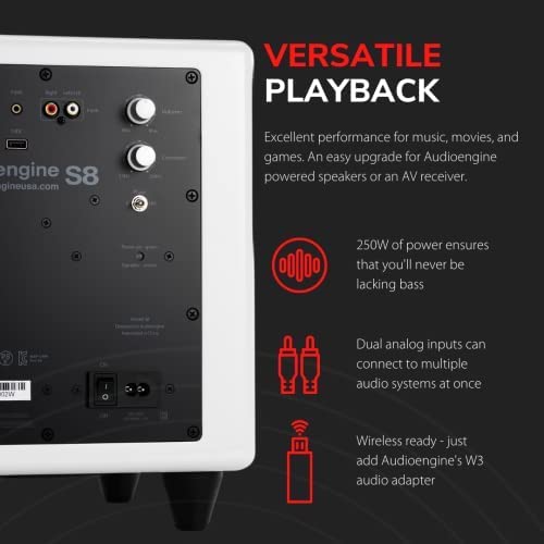 オーディオエンジン audioengine サブウーファー S8 Amazon | 【国内正規品】Audioengine オーディオエンジン S8