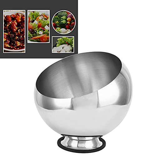 MUNEFE Saucenschüssel aus Edelstahl, Zuckerdosen mit Sockel, Gewürzschüssel, schräge Schüssel für die Küche und das Wohnzimmer (Large Size) 6 MUNEFE Saucenschüssel aus Edelstahl, Zuckerdosen mit Sockel, Gewürzschüssel, schräge Schüssel für die Küche und das Wohnzimmer (Large Size)