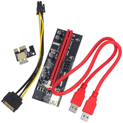 Accesorio de computadora para minería y tarjeta gráfica independiente con conector PCIe Ver009S