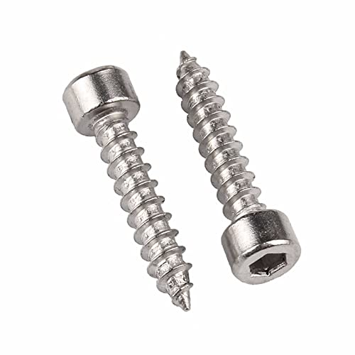 MOOPW Speaker Self Tapping Screws - 304 Stainless Steel Cylindrical Head Socket Cap Trumpet Machine Wood Screw M3 M4 M5 M6 - Image 3