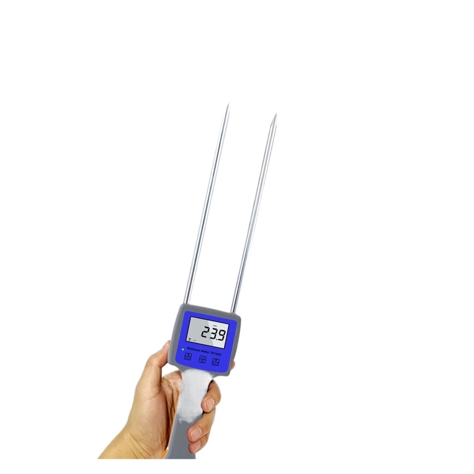 Feuchtigkeitsmesser Holzsägemehl-Feuchtigkeitstester 0-80% Professioneller Feuchtigkeitsmesser for Tabakholzspäne LCD-Digital-Hygrometer for Die Holzbearbeitung