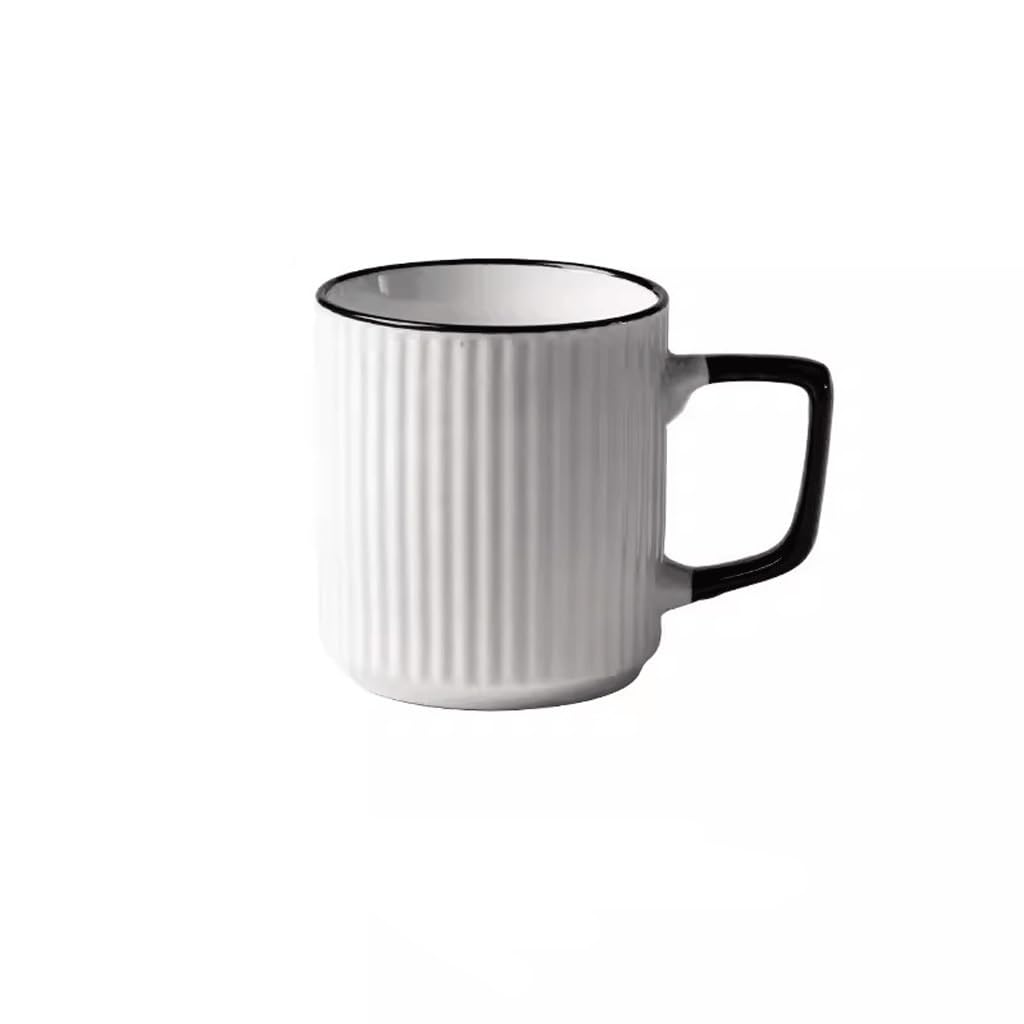 Tazza di Vetro, Tazza da tè, Tazza da caffè in Vetro, Tazza Semplice Tazza in Ceramica Tazza da Bere per Ragazzi e Ragazze Casa Coppia Ufficio Tazza da caffè (A)