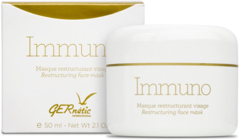 Gernetic IMMUNO Restructuring Face Mask, Face Mask Cream for Skin Imperfections and Basal Cell Regeneration, Purifying Cream Facial Mask for Acne Prone Skin, 1.7 oz / 50ml