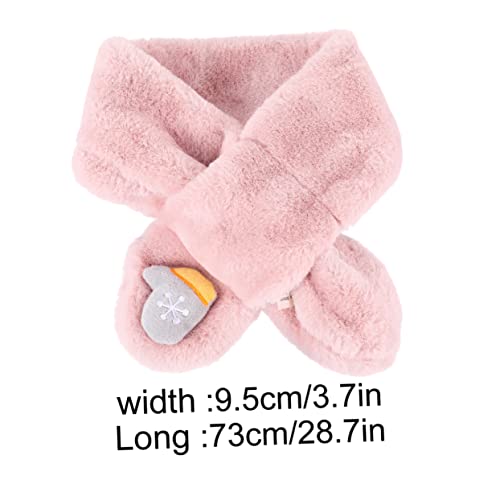 Bufanda de invierno de peluche que evita los resfriados infantiles 4