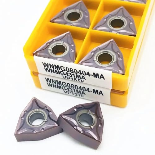 10 piezas Herramienta de torneado externa WNMG080404 miniatura 4