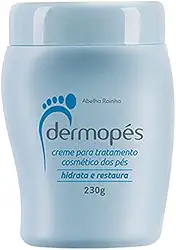 Creme Para Tratamento dos Pés Hidrata e Restaura Dermopés Abelha Rainha 250g