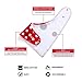 PandaEar Baby Bandana Drool Bibs 8 Pack for Drooling and Teething, Super Absorbent Hypoallergenic, Vibrant Colors for Girls (Variety)