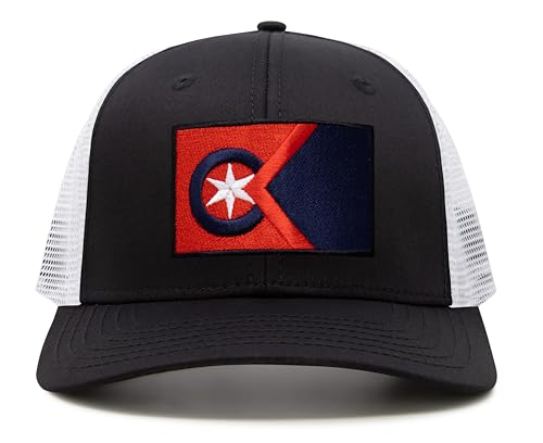 Image of International Tie City Hat for Men and Women, Adjustable Snapback Trucker Baseball Cap with Embroidered Patch