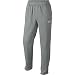 Nike Club Swoosh Men's Fleece Sweatpants Pants Classic Fit, Large - Heather Grey/White