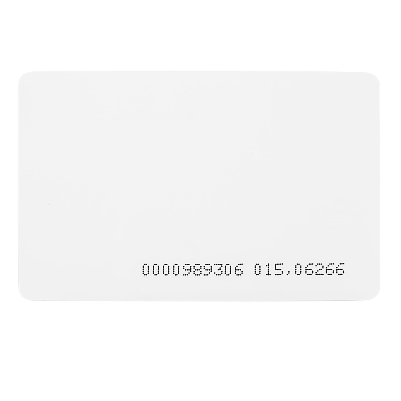 100 pièces Carte d’Identification de proximité RFID 125KHz Tk4100 (0,8 mm d’épaisseur) Lecture Seule Compatible avec EM4100 pour système de contrôle d’accès et Carte-clé