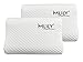 Produktbild Mlily by Ebitop Kissen Doppelpack K50 Kopfkissen, Visko-Schlafkissen, höhenverstellbares Nackenkissen (50x35x11 cm, weiß Doppelpackung)