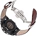 Produktbild Shieranlee Compatible with Fenix 3,Genuine Leather Quick Release Armbänder Lederarmband Ersatz für Fenix 3/Fenix 3 HR/Fenix 5X/Fenix 5X Plus/Fenix 6X/Fenix 6X Pro Smart Watch