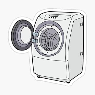 Laundry Washing Machine Washer Appliance Vinyl Decal Sticker (3" inches)