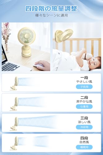 Ylili クリップ扇風機 YLC9SA の商品画像 2