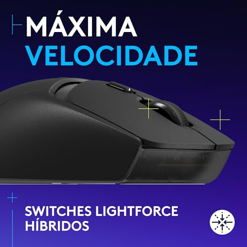 Mouse Gamer Sem fio Logitech G G309 Lightspeed Preto