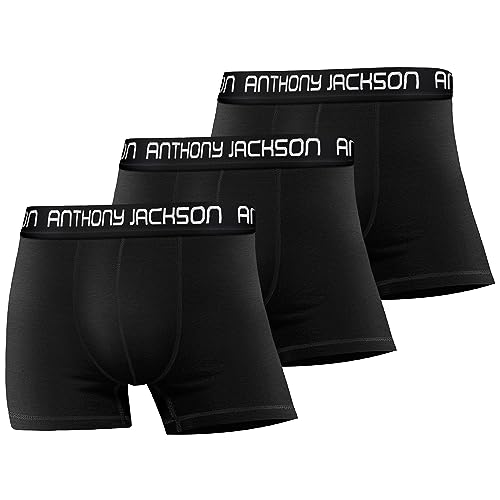 Anthony Jackson Likralı 3'lü Kutu Premium Erkek Boxer (FELIX, XXL)