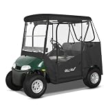 WEIMELL Golf Cart Enclosure 2 Passenger Rain Cover for EZGO TXT & RXV