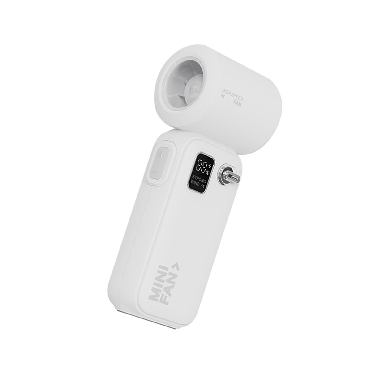Fentency Speed USB Rechargeable Fan Outdoor Portable Handheld Powerful Turbines Fan Outdoor Light Weight Coolers Enduring USB Rechargeable Cooling