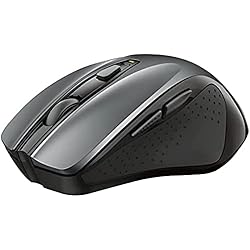 Audífonos Trust Inalámbricos Trust Nito Ratón Inalámbrico, Microrreceptor USB, Mouse Ergonómico, 6 Botones, 800/1200/1600/1800/2200 PPP, Ordenador Portátil/PC/Mac/Macbook/Chromebook, Negro