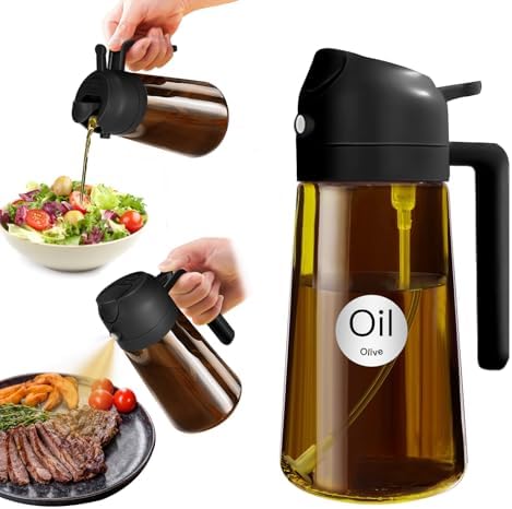 YARRAMATE 16oz/470ml Light Blocking Oil Sprayer for Cooking with ...