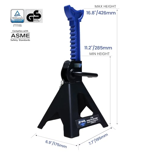Cric de voiture 3 tonnes ANTPOWER chandelle de levage petits véhicules
