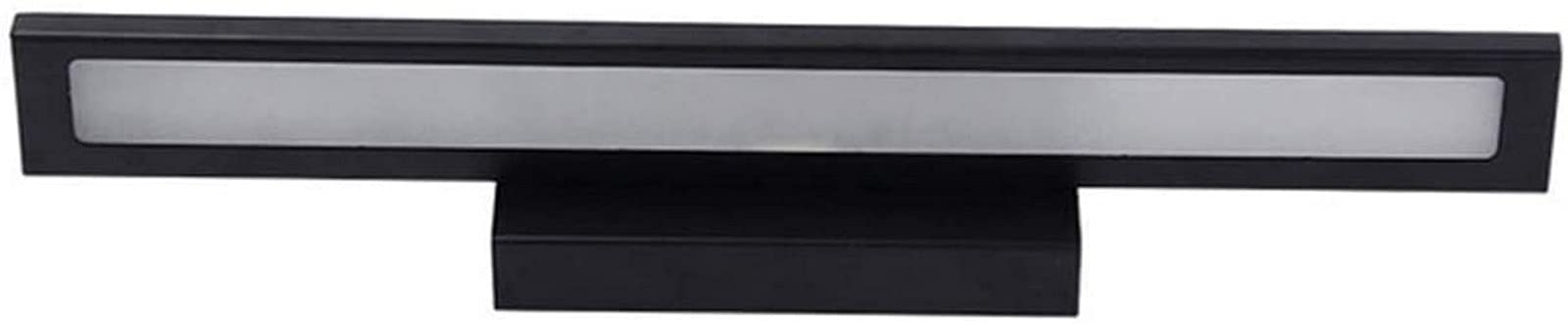 Luci da toeletta moderne for il bagno Corridoio Portico Bagno sopra l'illuminazione della parete a specchio Lampada da parete for decorazioni da comodino ( Color : Black Nature White , Size : 8W 40CM